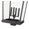 Z-Lite Beacon 4 Light Outdoor Post Mount Fixture, Black & Clear Beveled 568PHXXLS-BK - alternate 3
